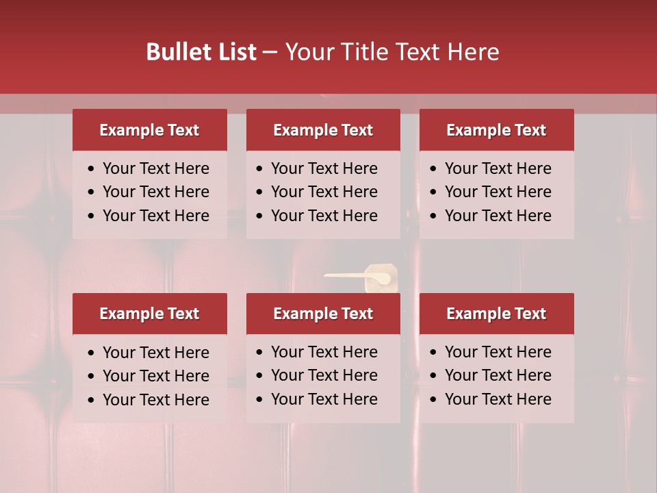 Surface Buttoned Glamour PowerPoint Template