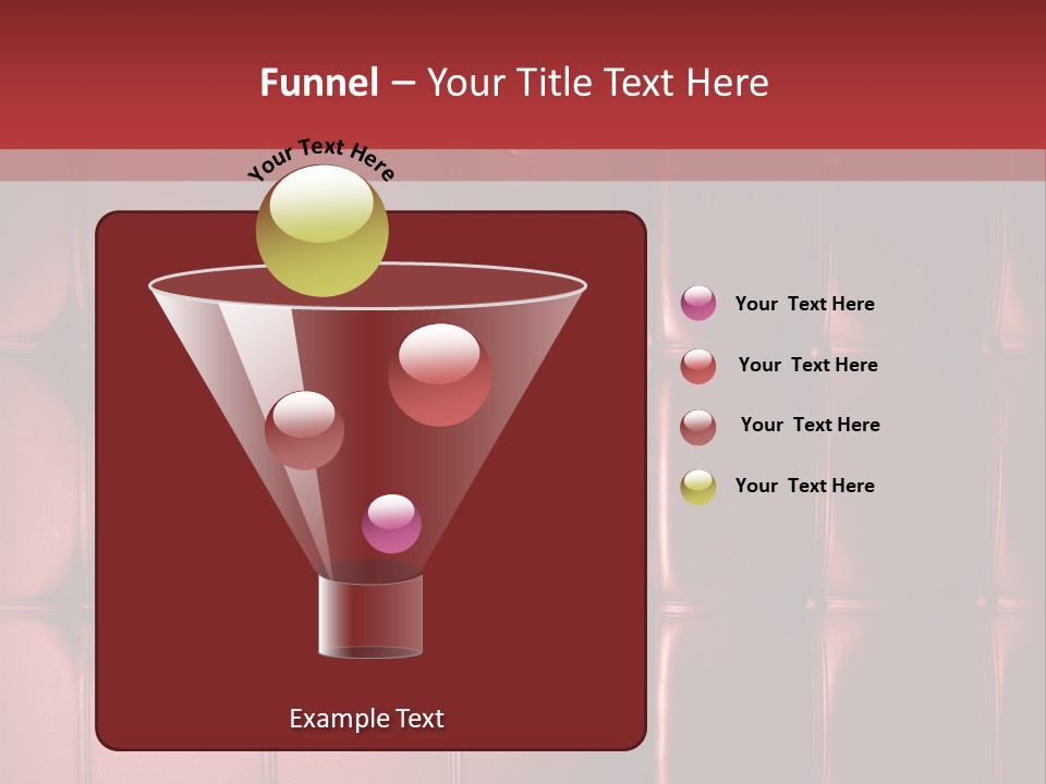 Surface Buttoned Glamour PowerPoint Template