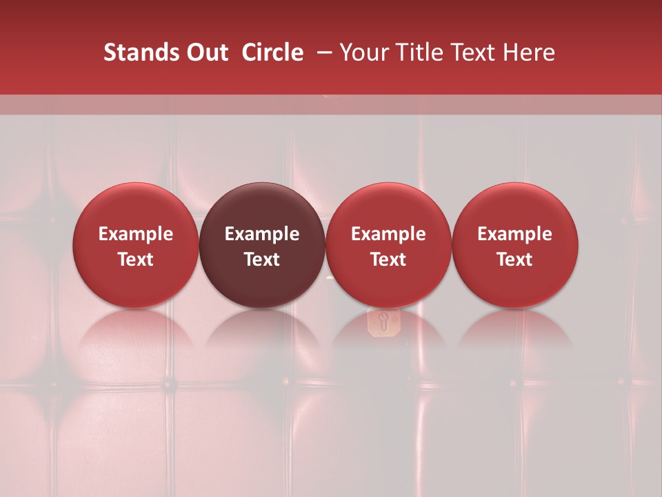 Surface Buttoned Glamour PowerPoint Template