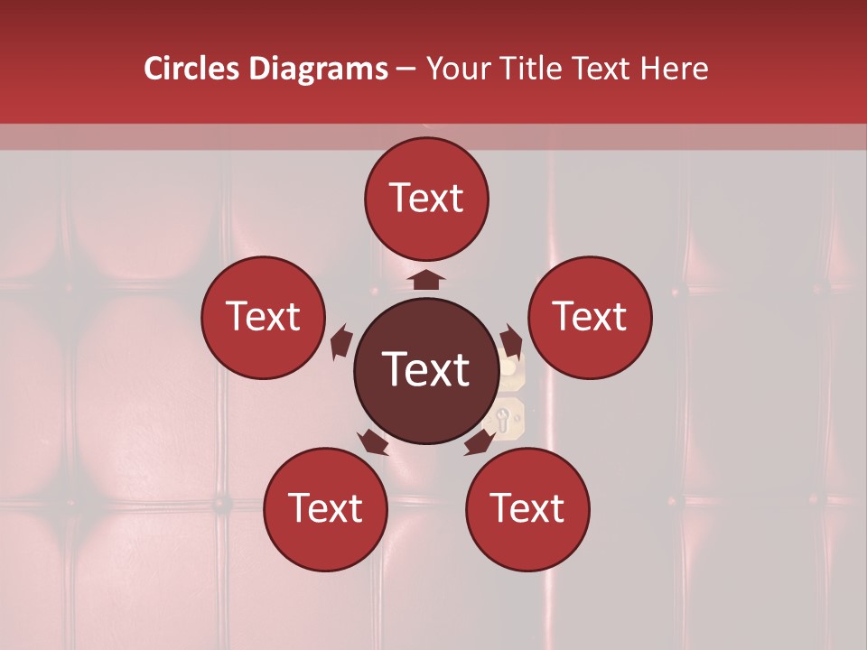 Surface Buttoned Glamour PowerPoint Template