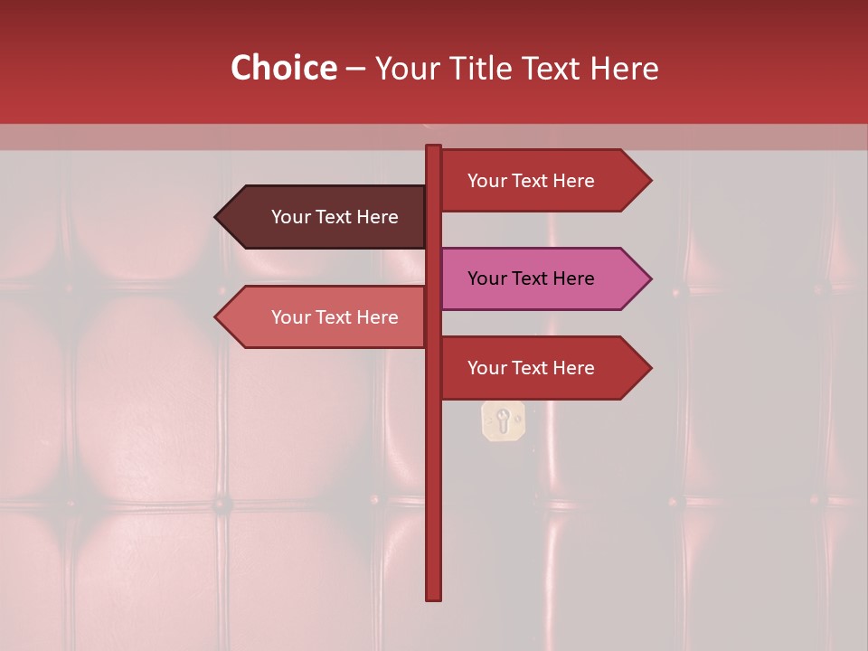 Surface Buttoned Glamour PowerPoint Template
