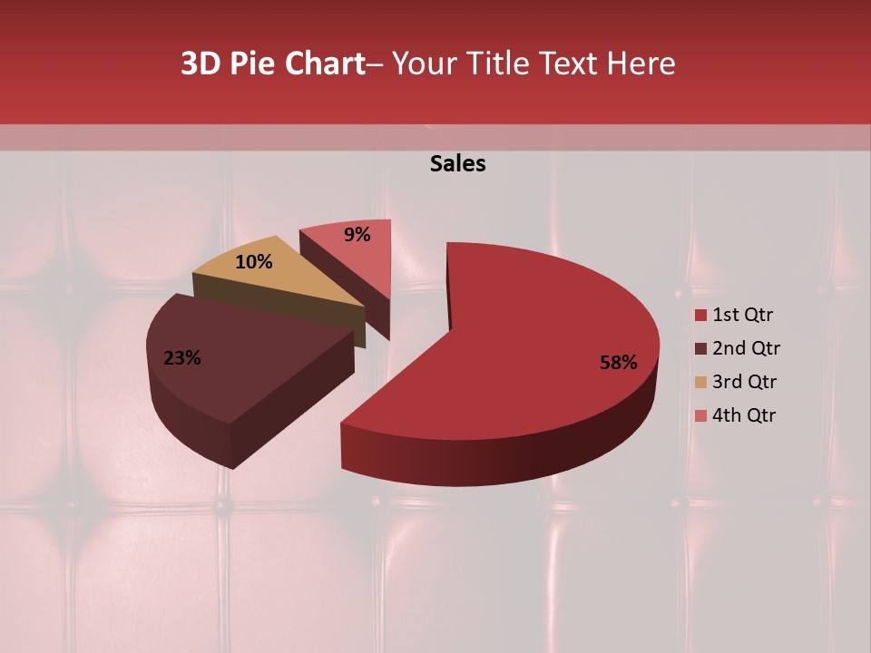 Surface Buttoned Glamour PowerPoint Template