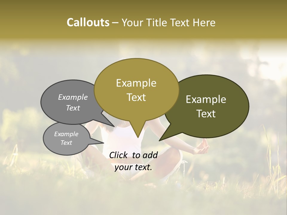 Balance Relaxation Concentration PowerPoint Template