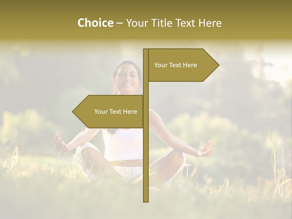 Balance Relaxation Concentration PowerPoint Template