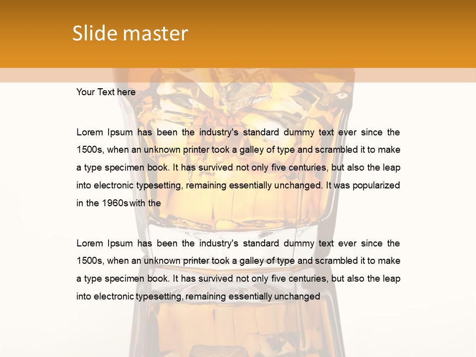 Yellow Cold Orange PowerPoint Template
