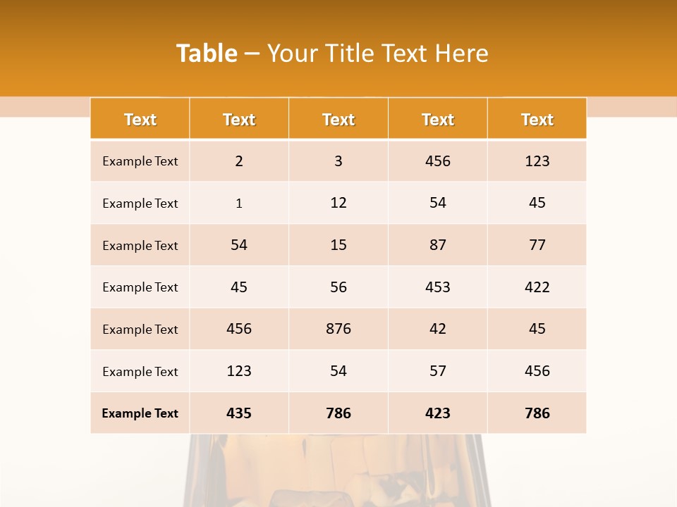 Yellow Cold Orange PowerPoint Template