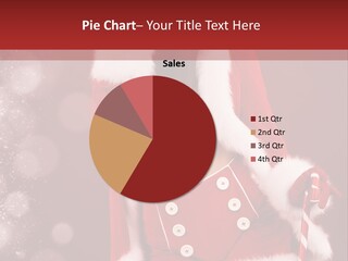 Closeup Dessert Xmas PowerPoint Template