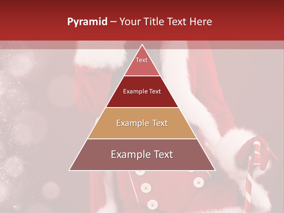 Closeup Dessert Xmas PowerPoint Template