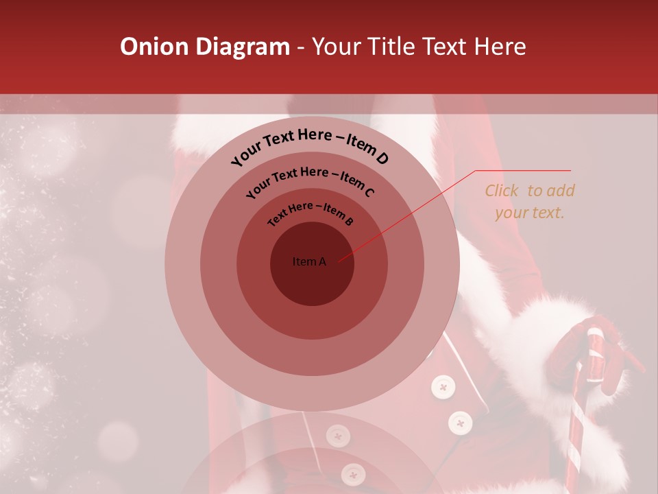 Closeup Dessert Xmas PowerPoint Template