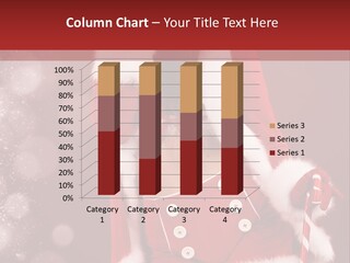 Closeup Dessert Xmas PowerPoint Template