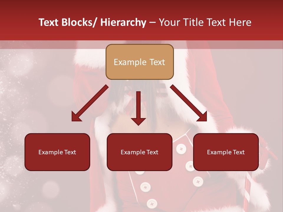 Closeup Dessert Xmas PowerPoint Template