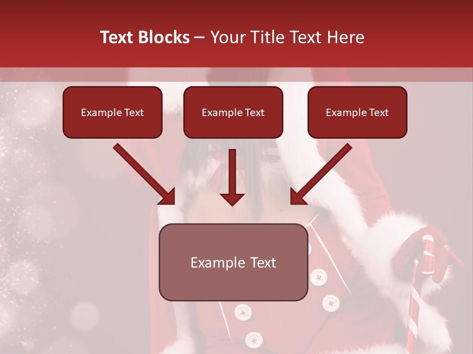Closeup Dessert Xmas PowerPoint Template