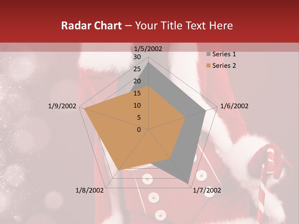 Closeup Dessert Xmas PowerPoint Template