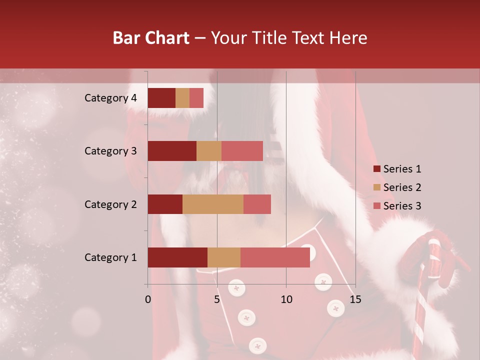 Closeup Dessert Xmas PowerPoint Template