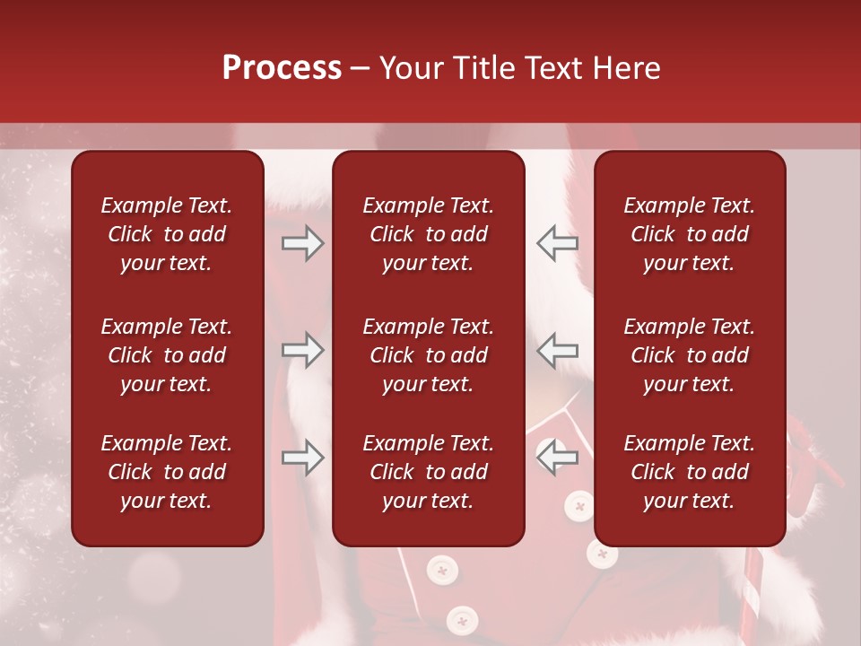 Closeup Dessert Xmas PowerPoint Template