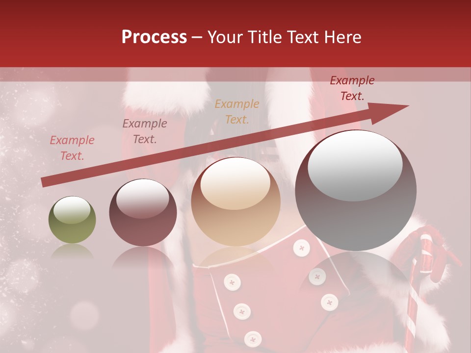 Closeup Dessert Xmas PowerPoint Template