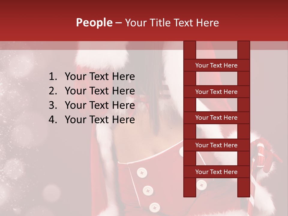 Closeup Dessert Xmas PowerPoint Template