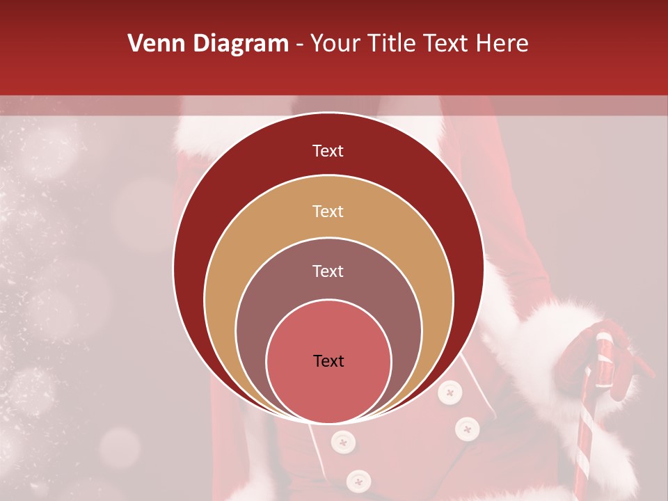 Closeup Dessert Xmas PowerPoint Template