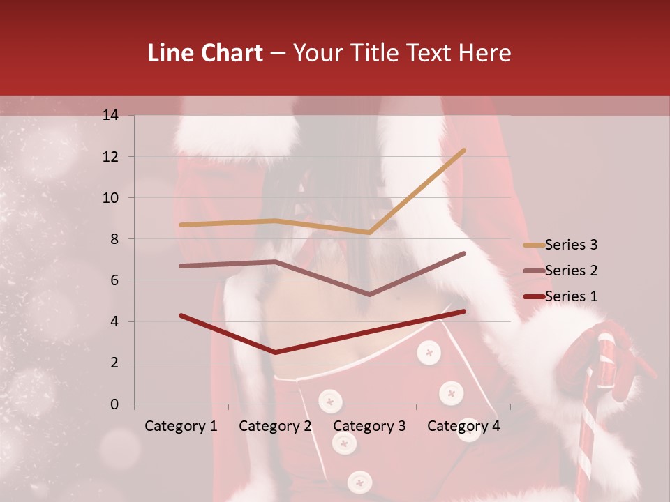 Closeup Dessert Xmas PowerPoint Template