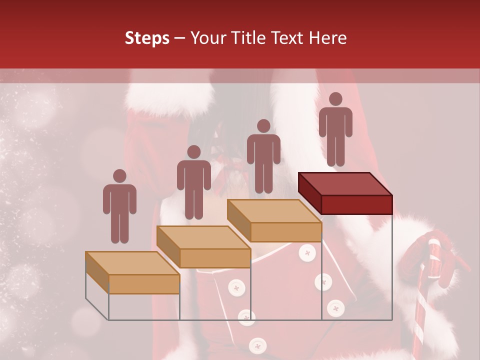 Closeup Dessert Xmas PowerPoint Template