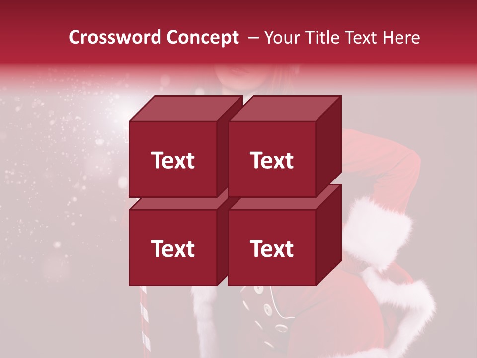 Happiness Hat Winter PowerPoint Template