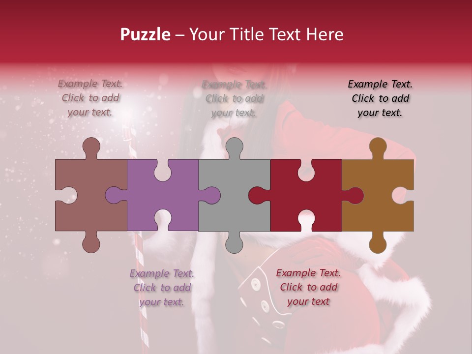 Happiness Hat Winter PowerPoint Template