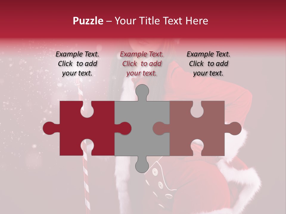 Happiness Hat Winter PowerPoint Template