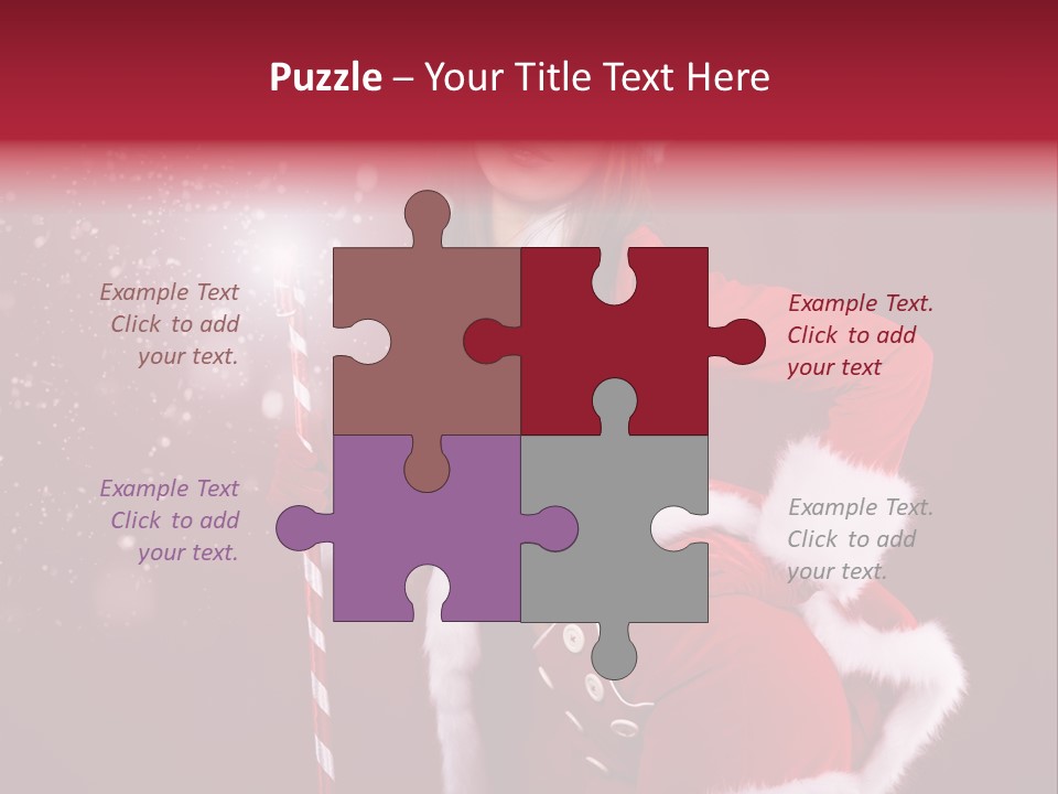 Happiness Hat Winter PowerPoint Template