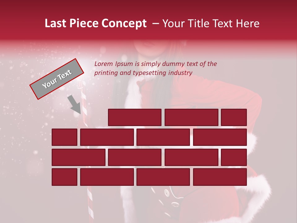 Happiness Hat Winter PowerPoint Template