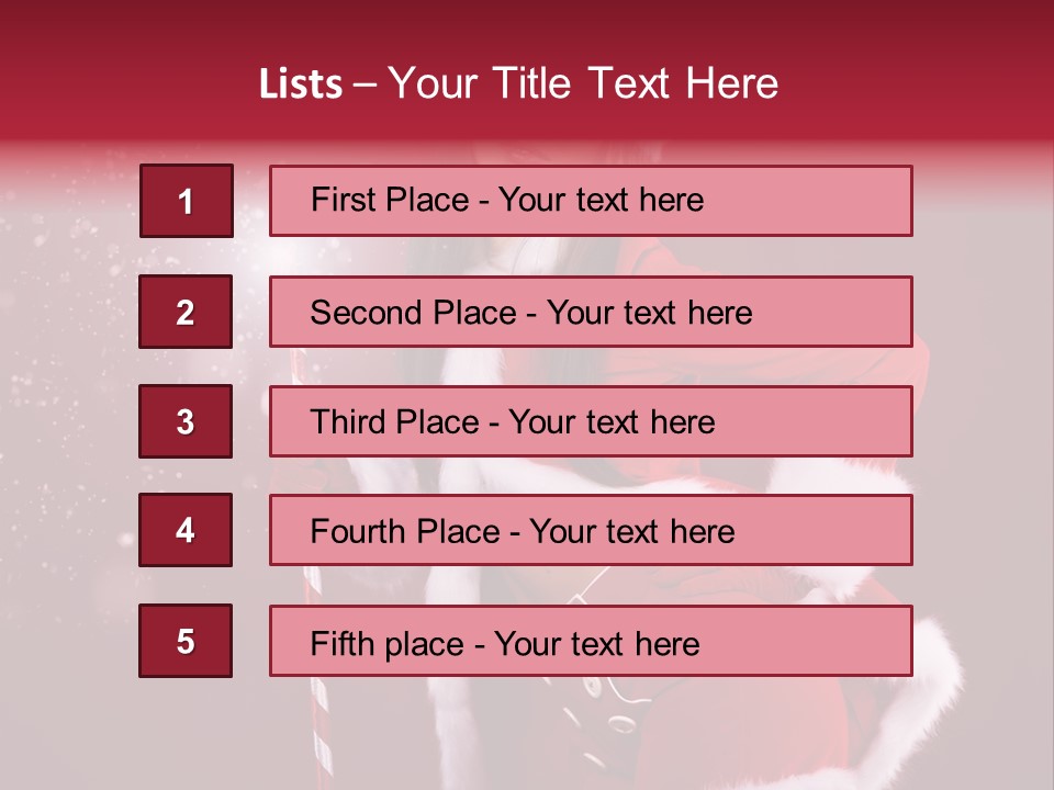 Happiness Hat Winter PowerPoint Template