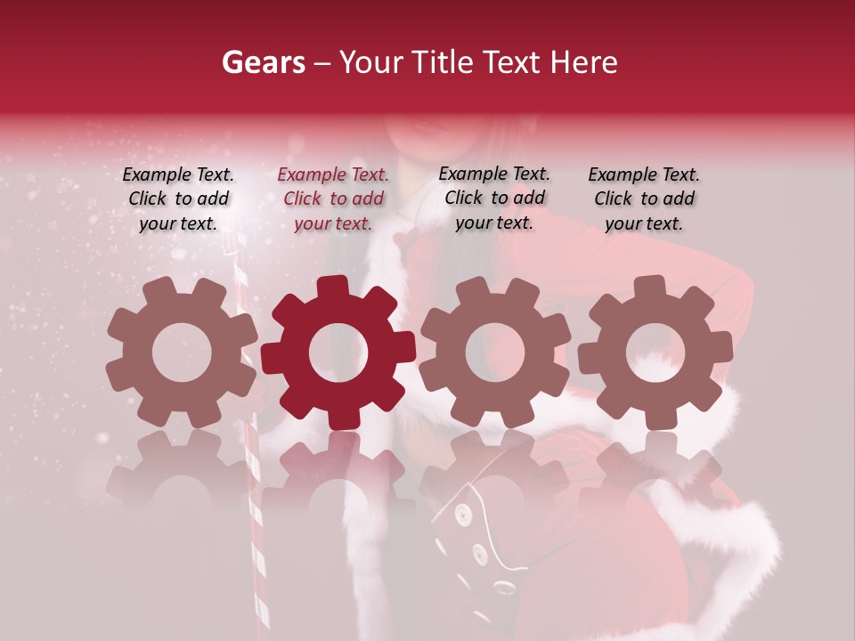 Happiness Hat Winter PowerPoint Template