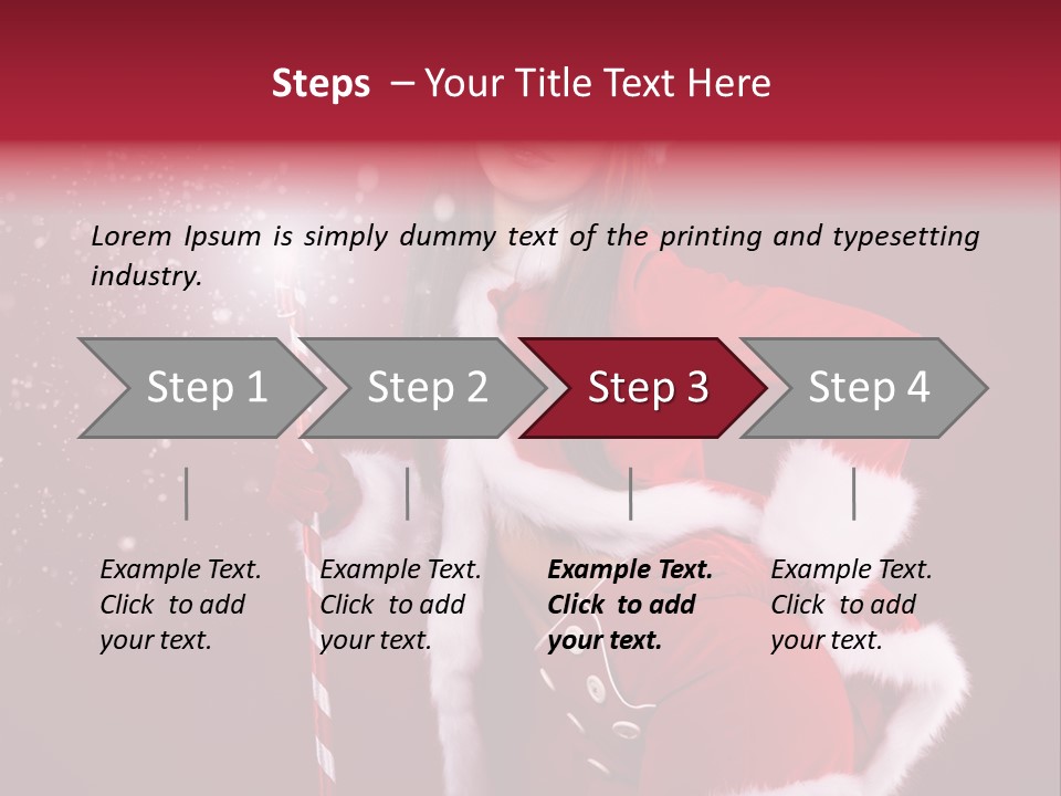 Happiness Hat Winter PowerPoint Template