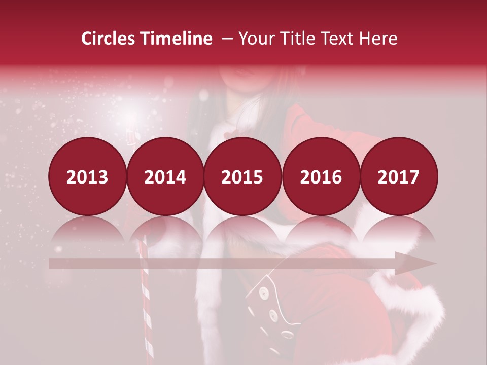 Happiness Hat Winter PowerPoint Template