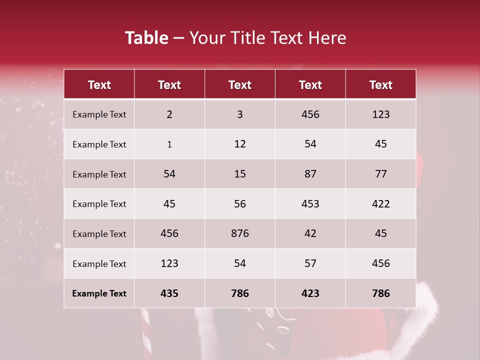 Happiness Hat Winter PowerPoint Template