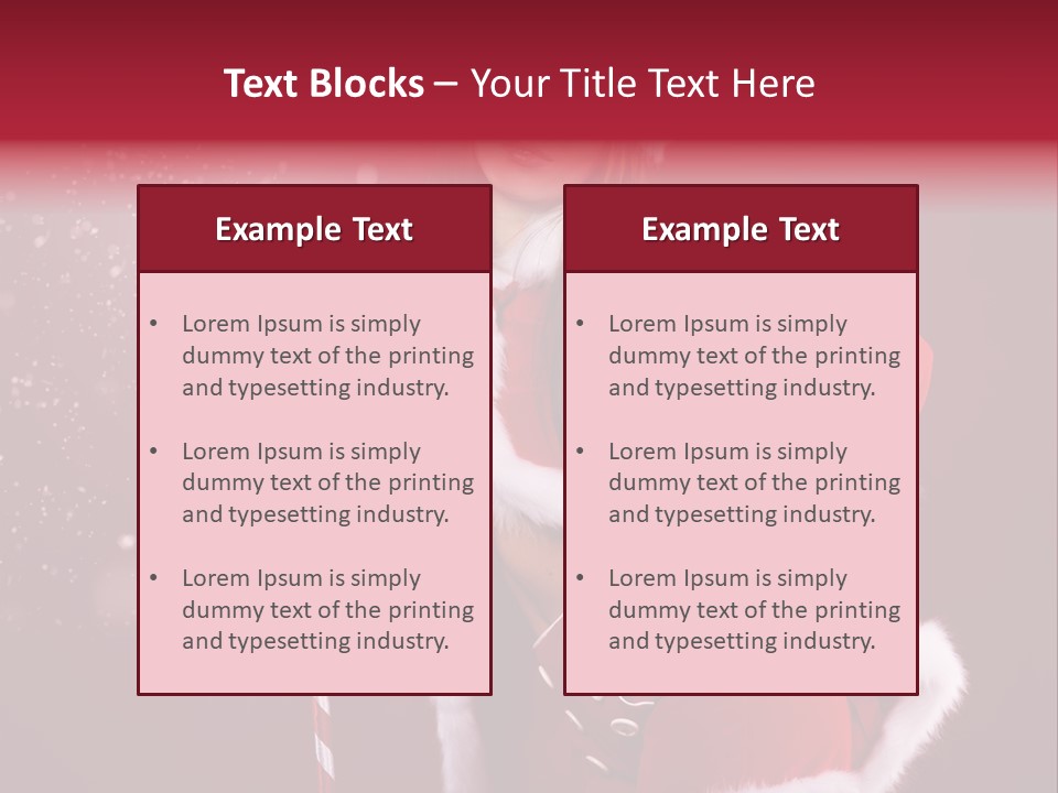 Happiness Hat Winter PowerPoint Template