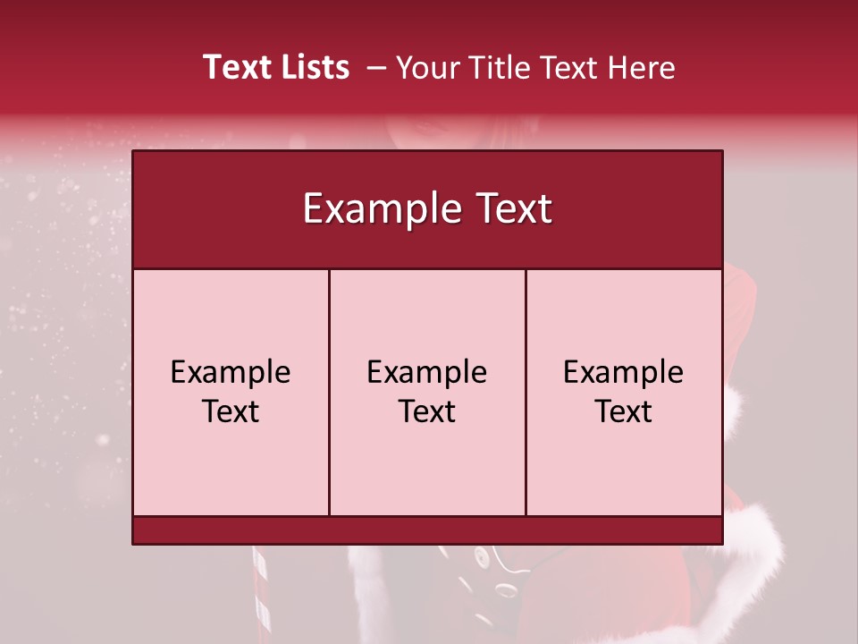 Happiness Hat Winter PowerPoint Template