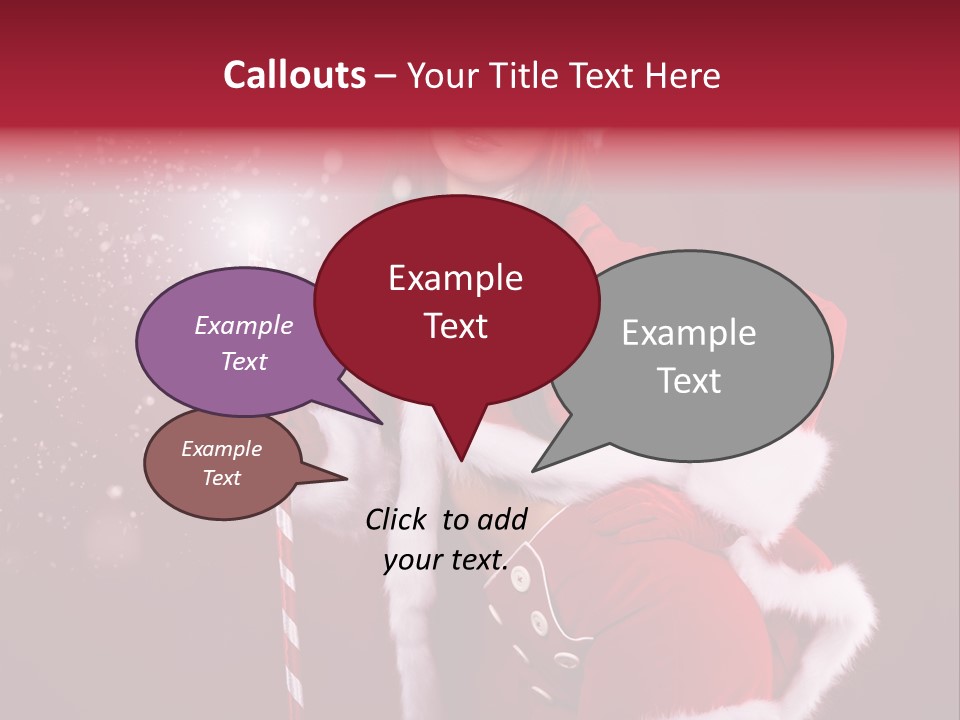 Happiness Hat Winter PowerPoint Template