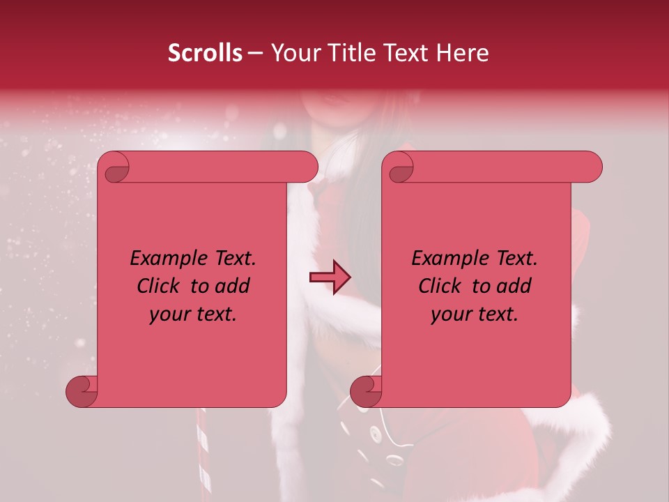 Happiness Hat Winter PowerPoint Template