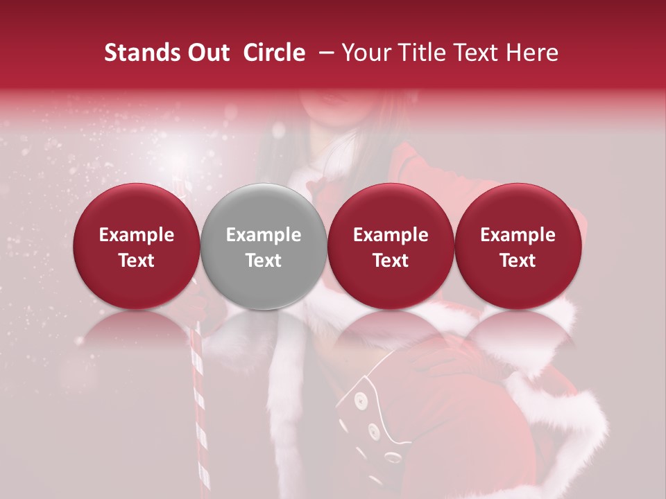 Happiness Hat Winter PowerPoint Template