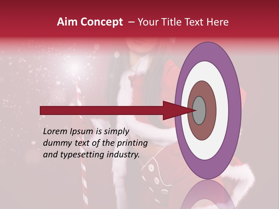 Happiness Hat Winter PowerPoint Template