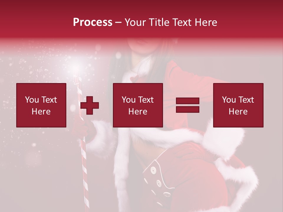 Happiness Hat Winter PowerPoint Template