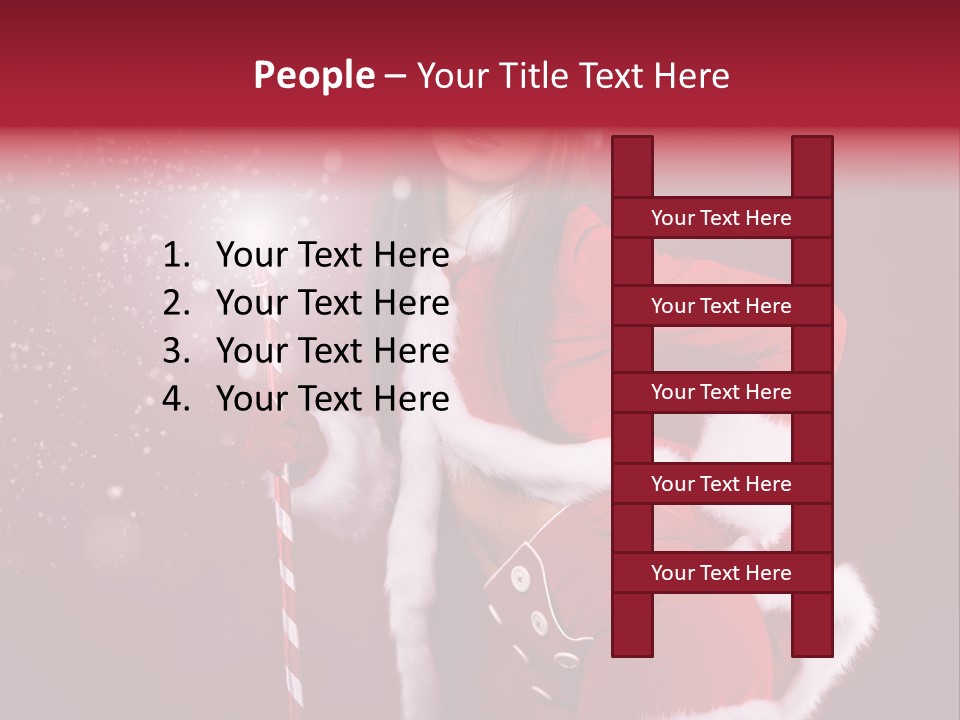 Happiness Hat Winter PowerPoint Template