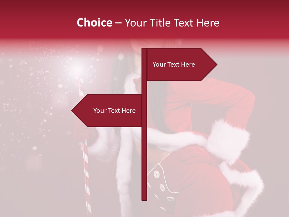 Happiness Hat Winter PowerPoint Template