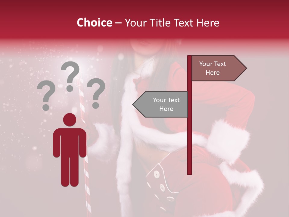 Happiness Hat Winter PowerPoint Template