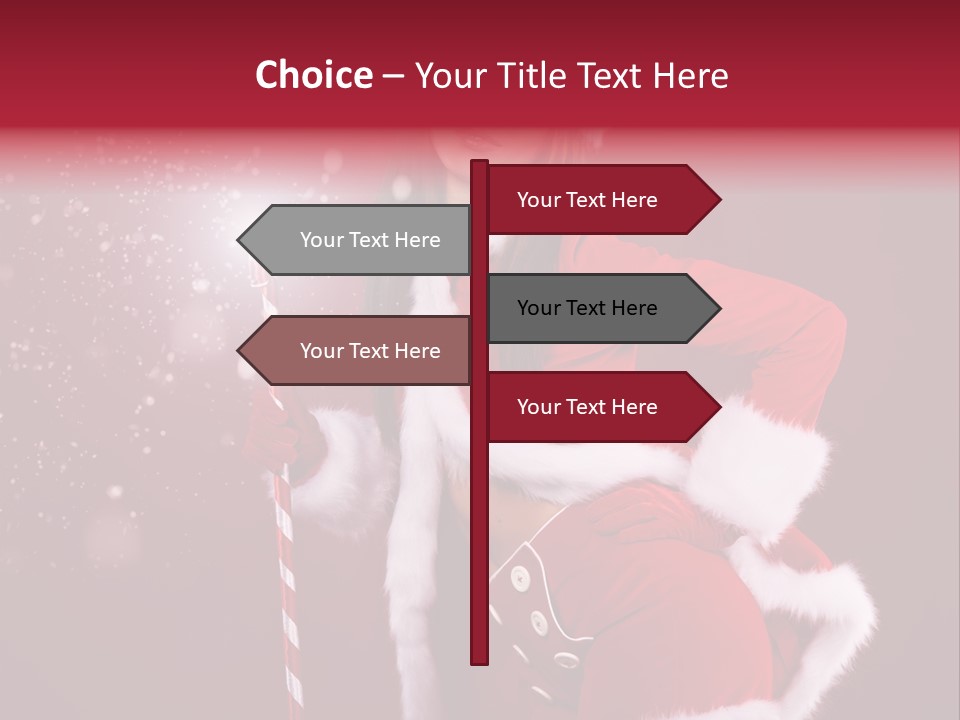 Happiness Hat Winter PowerPoint Template