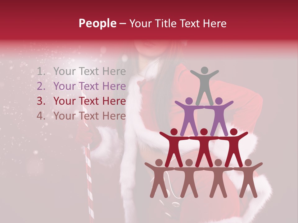 Happiness Hat Winter PowerPoint Template