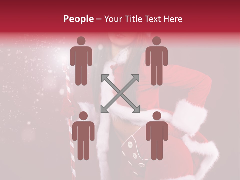 Happiness Hat Winter PowerPoint Template