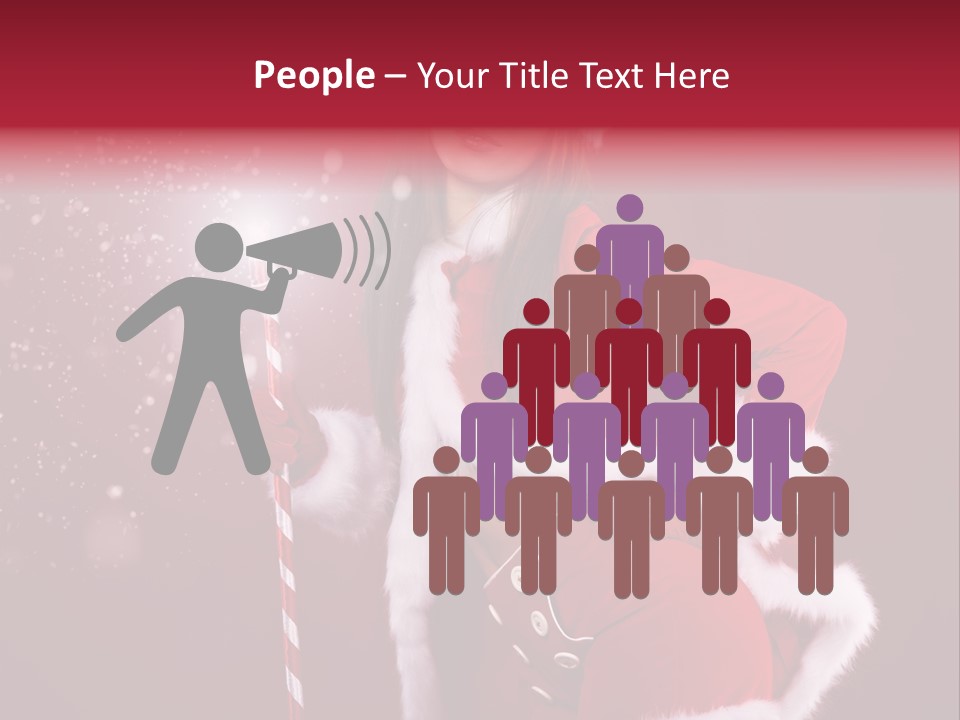 Happiness Hat Winter PowerPoint Template