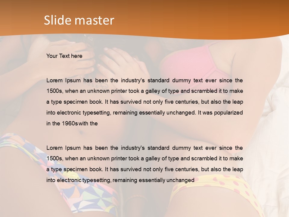 Cover Tease Side PowerPoint Template