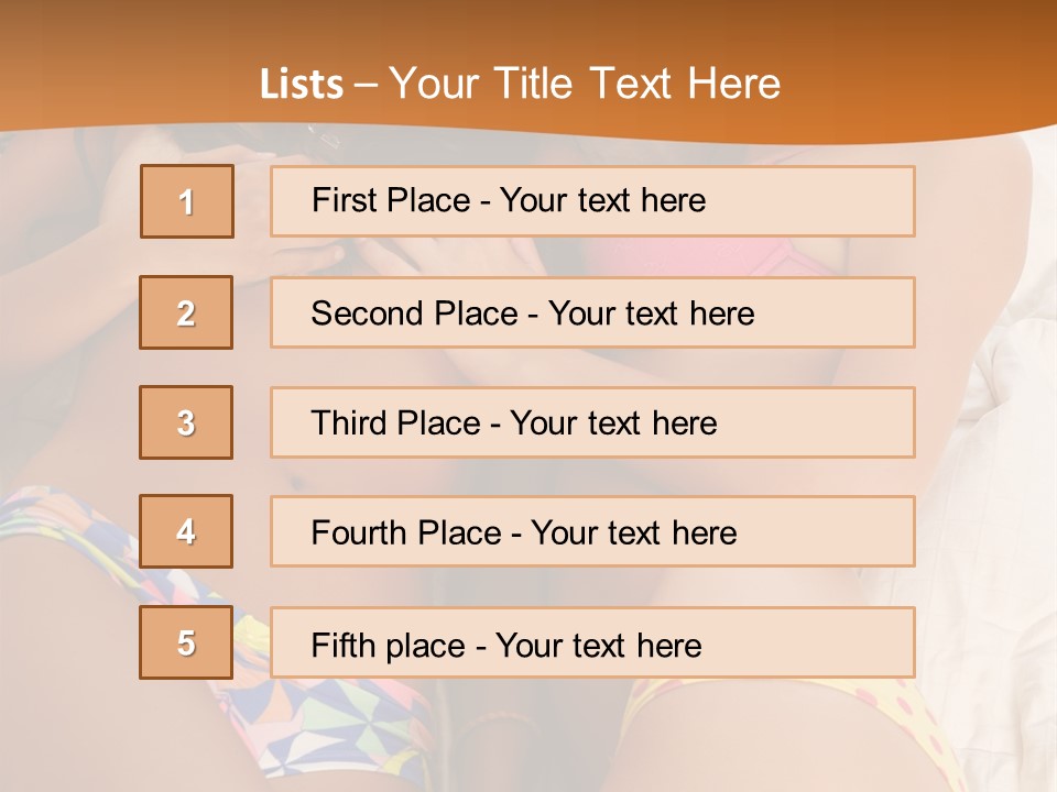 Cover Tease Side PowerPoint Template